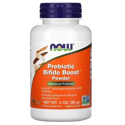 NOW Foods, Prebiotic Bifido Boost, порошок с пребиотиком, 85 г (3 унции)