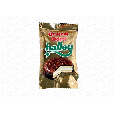 Шоколадное печенье Ulker "Halley" КОРОБКА 24шт*30гр
