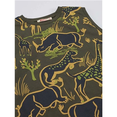 MSHB&G Safari Комплект из габардина и шорт для мальчика, футболка для мальчика
