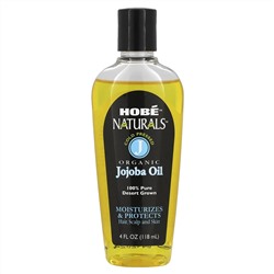 Hobe Labs, Naturals, органическое масло жожоба, 118 мл (4 жидких унции)