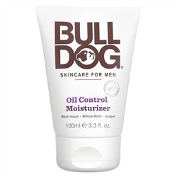 Bulldog Skincare For Men, увлажняющий крем для жирной кожи лица, 100 мл (3,3 жидк. унции)