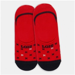 Lois - Lois - calcetines invisibles - algodón - rojo