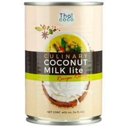 Кокосовое Молоко с Пониженным Содержанием Жира 5-7% в ж/б THAI COCO 400 мл