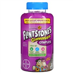 Flintstones, Complete, мультивитамин для детей, 180 жевательных конфет