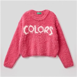 Pullover - Cropped - weich - pink