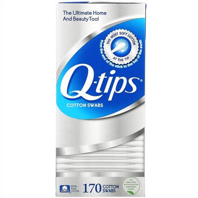 Q-tips, Cotton Swabs, 170 Swabs