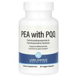 Lake Avenue Nutrition, ПЭА 300 мг и PQQ 10 мг, 30 растительных капсул