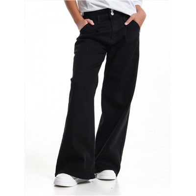 Черные джинсы для девочки (152-164см) 33-1074-2(4) черный