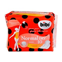 Прокладки женские ультратонкие BiBi Normal Dry 10шт (48шт/короб)