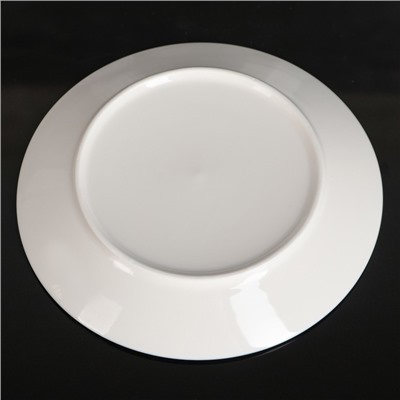 Тарелка фарфоровая пирожковая «Морской бриз», d=15 см, цвет белый