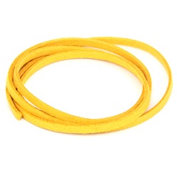 SHZ1061 Замшевый шнурок для амулета, цвет жёлтый