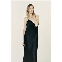 Zara оригинал остаток экспорта Базовое платье под свитшот под оверсайс свитер