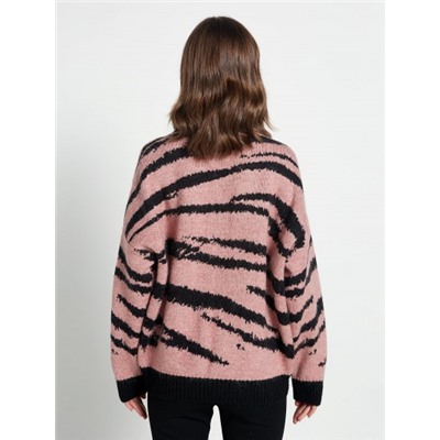 Пуловер женский ZZ-01002 pink/black
