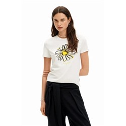 Daisy illustration T-shirt