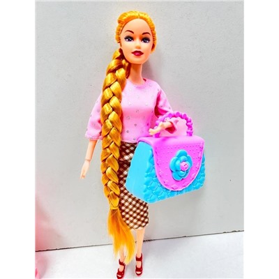 Кукла шарнирная 30 см игровой набор для девочки с Аксессуарами