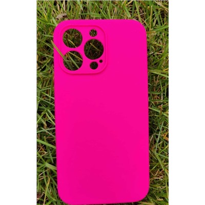 Чехол Silicone Cese на iPhone XR (Shiny Pink) без логотипа