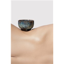 Пиала 100 мл керамическая с глазурью чашка с рисунком пиала для чайной церемонии "Вулкан" Nothing Shop #902394