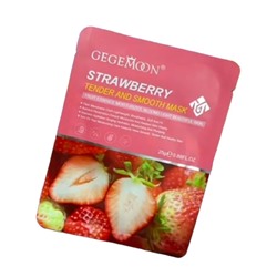 Тканевая маска для лица с экстрактом клубники Gegemoon Strawberry (упаковка 10шт)
