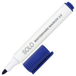 Маркер для доски пулевидный, 2,0 мм, цвет синий, упаковка картонная коробка Solo Hatber WB_064562