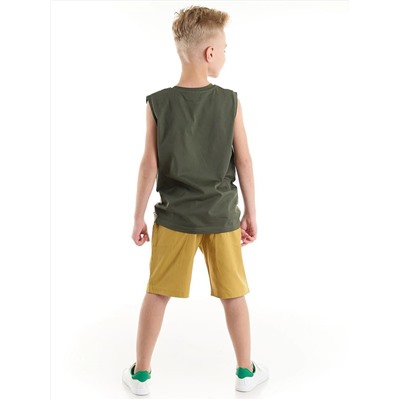 MSHB&G Safari Комплект из габардина и шорт для мальчика, футболка для мальчика