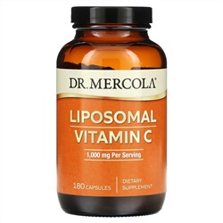 Dr. Mercola, Липосомальный витамин C, 500 мг, 180 капсул