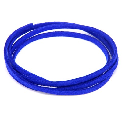 SHZ1146 Замшевый шнурок для амулета, цвет синий