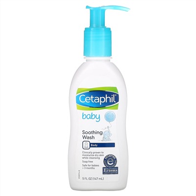 Cetaphil, Baby, Soothing Wash, 5 fl oz (147 ml)