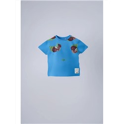 Moi Noi Детская футболка унисекс с круглым вырезом и принтом с короткими рукавами