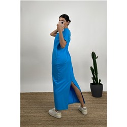 Trikotto  платье бочонок синий электрик  Размер M