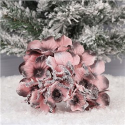Украшение Цветок 53 см, пластик, полиэстер, цвет серо-розовый ЛЬДИНКА 216484