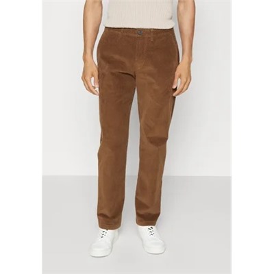 Selected Homme - SLHSTRAIGHT MILES PANTS - брюки из ткани - темно-коричневые