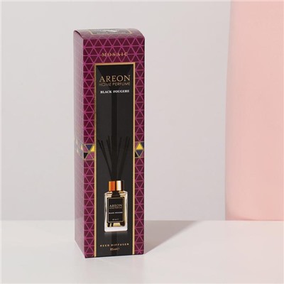 Диффузор ароматический для дома Areon Sticks Premium Mosaik, 85 мл, "Black Fougere"
