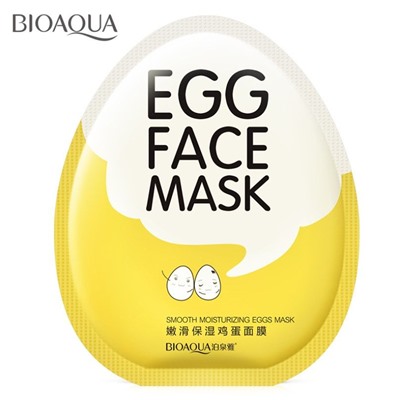 BIOAQUA Egg Face Mask тканевая маска с экстрактом яичного желтка