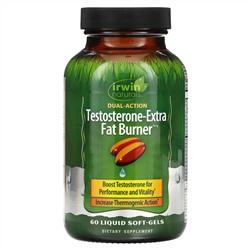 Irwin Naturals, Testosterone-Extra Fat Burner, 60 мягких таблеток