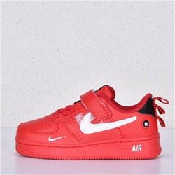 Кроссовки детские N*ikе Air Force 1 Red арт d666-3