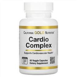 California Gold Nutrition, Cardio Complex, 60 Veggie Capsules