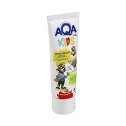 AQA baby KIDS Укрепляющая детская зубная паста, 75 мл (ост.2шт)