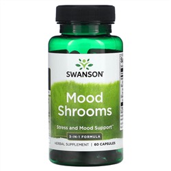 Swanson, Mood Shrooms, 60 капсул