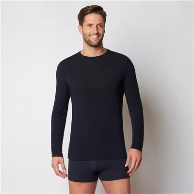 Maglia Modal e Cashmere uomo a manica lunga - Basic Cashmere