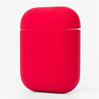 Чехол Soft touch для кейса "Apple AirPods 2" (red)
