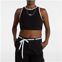 Camiseta sin mangas Longline Racerback Bral - algodón - negro