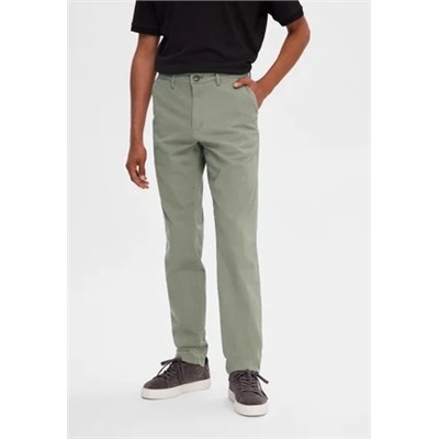 Selected Homme — SLH175-SLIM NEW MILES FLEX PANT — Чино — оливковый