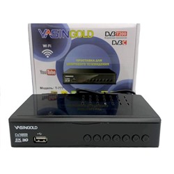 Цифровая ТВ приставка DVB-T-2 YASIN GOLD T200 T-777 (Wi-Fi) + HD плеер