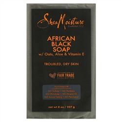 SheaMoisture, African Black Bar Soap with Oats, Aloe & Vitamin E, 8 oz (227 g)