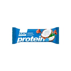 Фруктовый батончик Click с протеином, Кокос в молочном шоколаде, 40 г