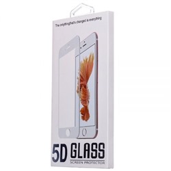 Защитное стекло цветное Glass 5D для Apple iPhone 7 Plus (white)