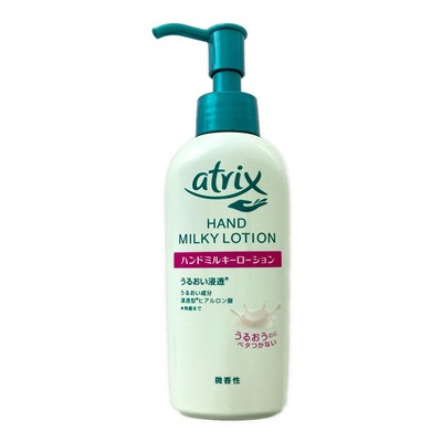 KAO Молочко для рук Atrix Hand Milky Lotion Глубоко увлажняющее с гиалуроновой кислотой 140 мл. бутылка с носиком-дозатором