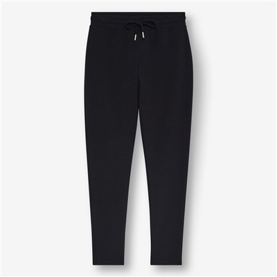 Pantalón jogger - corte ajustado - algodón - negro