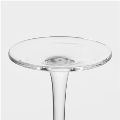Набор бокалов стеклянных для шампанского Magistro «Дарио», 180 мл, 7×27,5 см, 6 шт, цвет прозрачный