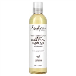 SheaMoisture, Virgin Coconut Oil, Daily Hydration Body Oil, 8 fl oz (237 ml)